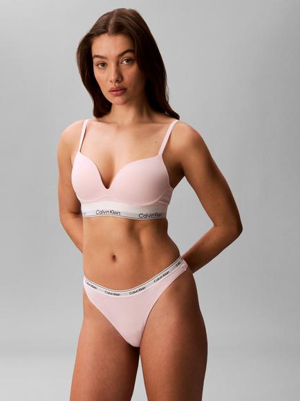 Calvin Klein Icon Logo Thong - view 2, Cradle Pink