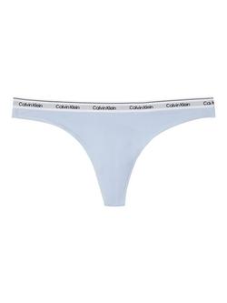 Calvin Klein Icon Logo Thong, Breezy Blue