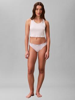 Calvin Klein Icon Logo Bikini Knickers, Frosty Lilac