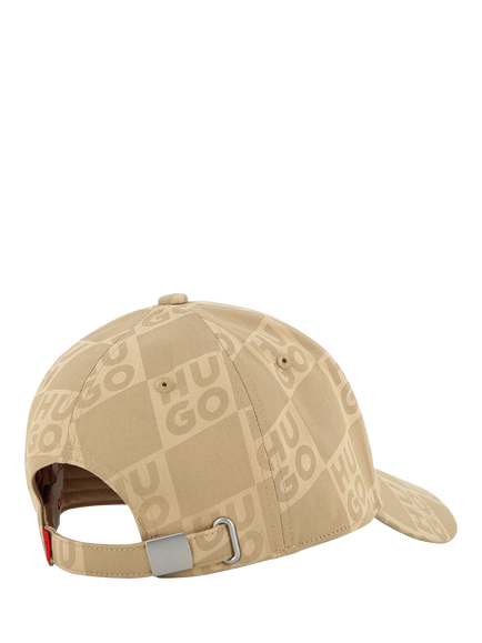 HUGO Kids' Logo Baseball Cap, Stone - view 2, Stone