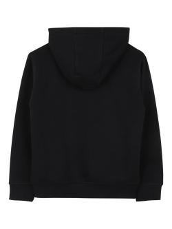 HUGO BOSS Kids' Soft Zip-Front Logo Hoodie, Black - view 2, Black