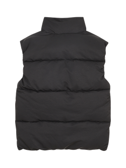 HUGO BOSS Kids' Quilted Logo Gilet, Black - view 2, Black