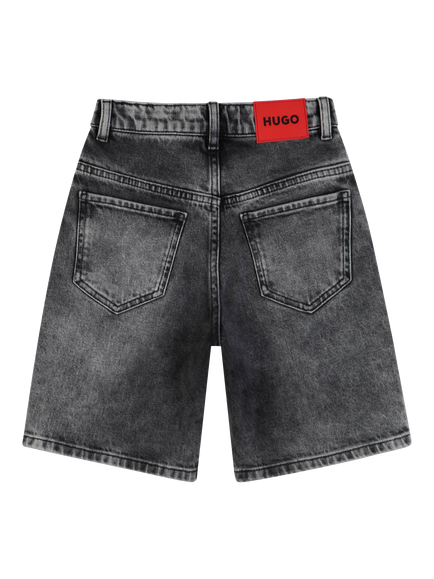 HUGO Baby Denim Shorts, Denim Black - view 2, Denim Black