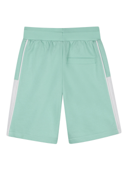 HUGO BOSS Kids' Colourblock Knee Length Shorts, Green - view 2, Green