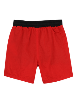HUGO BOSS Kids' Drawstring Swim Shorts, Bright Red - view 2, Bright Red