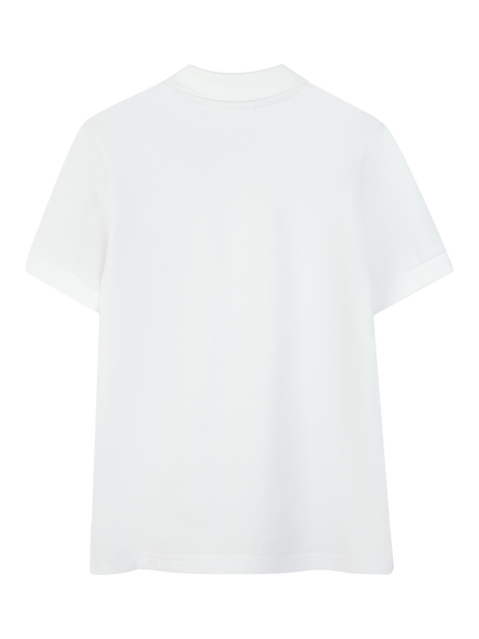 HUGO Kids' Short Sleeve Polo Shirt, White - view 2, White