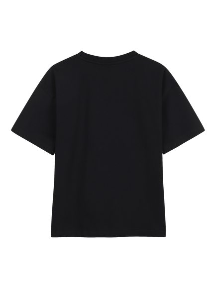 HUGO Kids' Short Sleeve Athletics Club T-Shirt, Black - view 2, Black