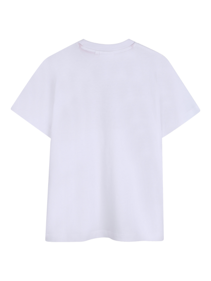 HUGO Kids' Short Sleeve Logo Graphic T-Shirt - view 2, White