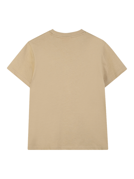 HUGO Kids' Logo T-Shirt, Stone - view 2, Stone
