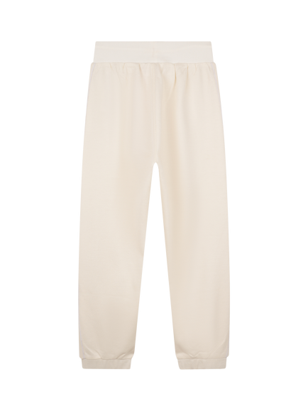 HUGO Kids' Cotton Jogging Bottoms, Off White - view 2, Off White