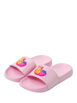 Angels by Accessorize Kids' Fruit Slider Sandals, Pink - view 2, Pink