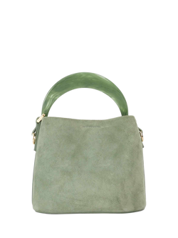 Dune London Dharla Suede Grab Bag - view 2, Sage