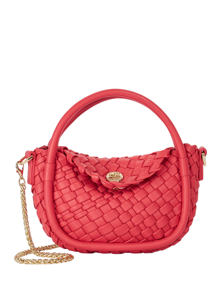 Dune London Surreal Woven Micro Bag, Pink, Pink