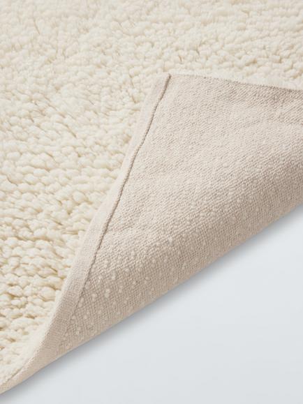 John Lewis Shaggy Rug, Ivory - view 2, Ivory