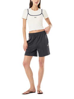 P.E Nation Forward Double Layer T-Shirt, White, White