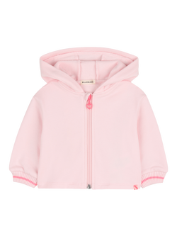 Billieblush Baby Zipped Hooded Cardigan, Pale Pink, Pale Pink