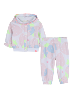 Billieblush Baby Fleece Jogger Tracksuit Set, Multi, Multi