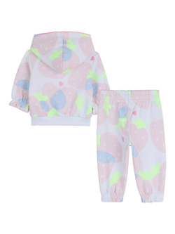 Billieblush Baby Fleece Jogger Tracksuit Set, Multi - view 2, Multi