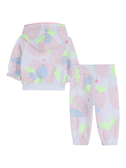 Billieblush Baby Fleece Jogger Tracksuit Set, Multi - view 2, Multi