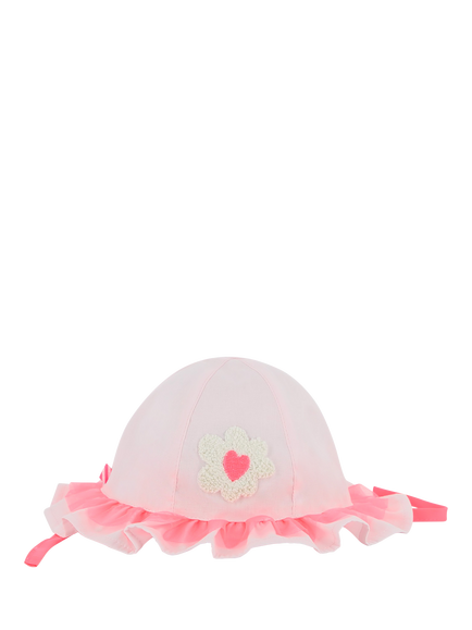 Billieblush Baby Mesh Flounce Hat, Pink  Pale
