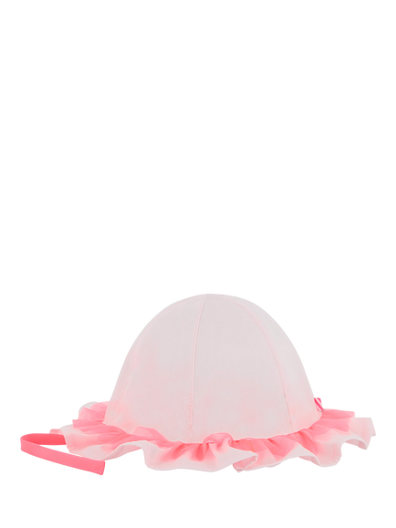 Billieblush Baby Mesh Flounce Hat - view 2, Pink  Pale