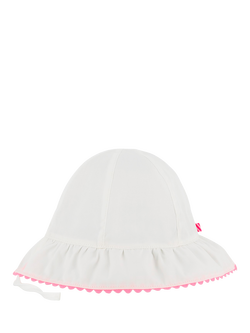 Billieblush Baby Strawberry Badge Hat, White - view 2, White