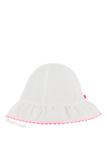 Billieblush Baby Strawberry Badge Hat, White - view 2, White