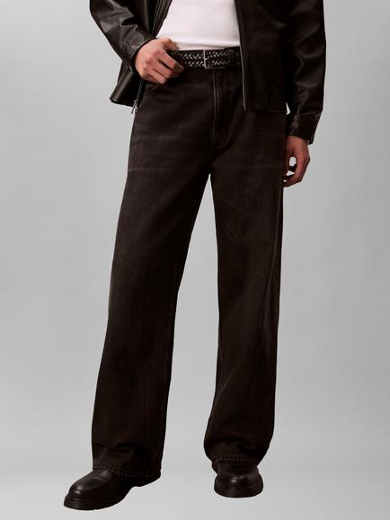 Calvin Klein Straight Fit Jeans, Avery Black Stone - view 2, Avery Black Stone