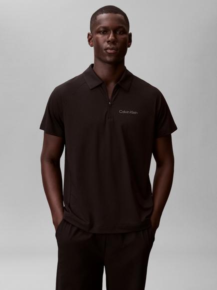 Calvin Klein Performance Mesh Knit T-Shirt, Black - view 2, Black