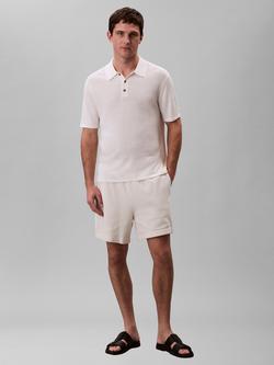 Calvin Klein Tailored Cotton Shorts, Tofu, Tofu