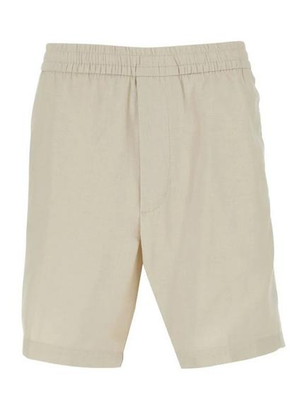 Calvin Klein Cotton Blend Tailored Shorts, Oatmeal, Oatmeal