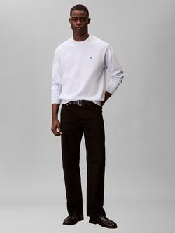 Calvin Klein Relaxed Cotton Jumper, Plein Air, Plein Air