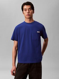 Calvin Klein Chest Pocket T-Shirt, Blue Majesty