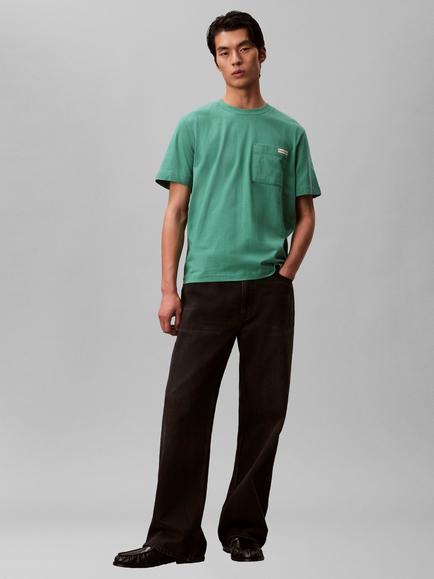 Calvin Klein Chest Pocket T-Shirt, Wild Green