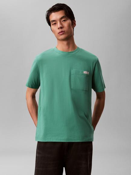 Calvin Klein Chest Pocket T-Shirt - view 2, Wild Green