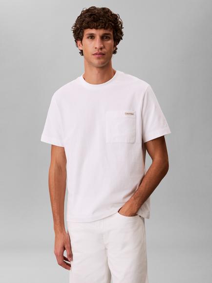 Calvin Klein Chest Pocket T-Shirt - view 2, Bright White
