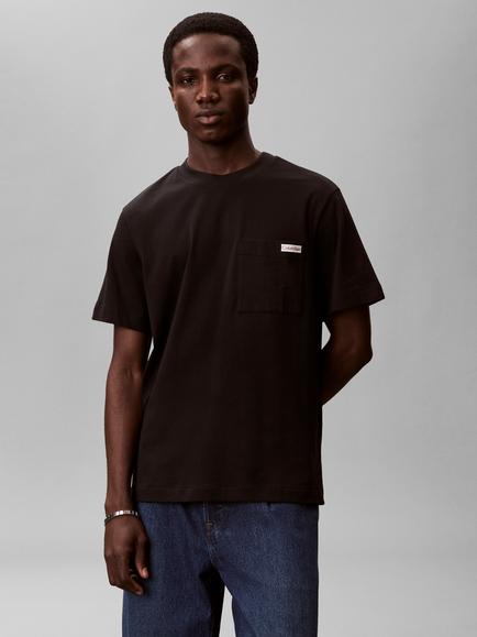 Calvin Klein Chest Pocket T-Shirt - view 2, Black