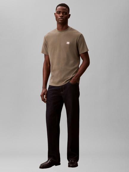 Calvin Klein Classic Waffle T-Shirt, Dusty Olive