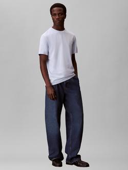 Calvin Klein Crew Neck Cotton T-Shirt, Breezy Blue, Breezy Blue