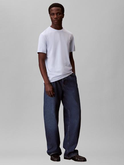 Calvin Klein Crew Neck Cotton T-Shirt, Breezy Blue, Breezy Blue