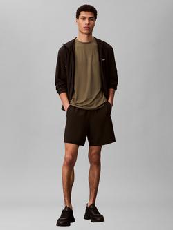 Calvin Klein Mesh Knit Performance Lounge T-shirt, Dusty Olive