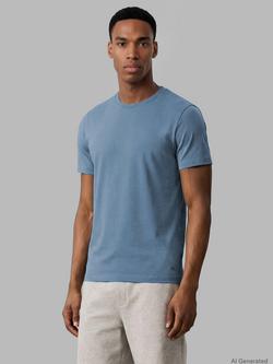 Calvin Klein Cotton Crew Neck Underwear T-shirt, Pack of 3, Multi - view 2, Multi