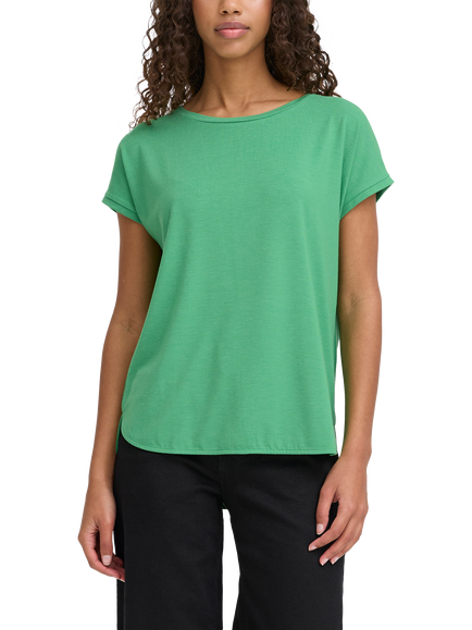 ICHI Rebel Round Neck T-Shirt, Kelly Green