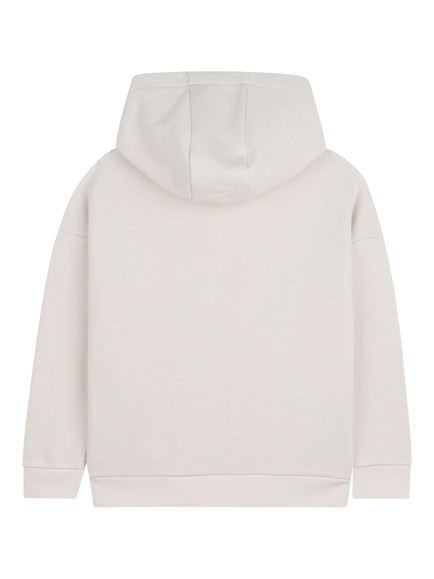 BOSS Kids' Abstract Logo Pullover Logo Hoodie, Sand - view 2, Sand