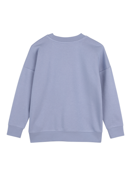 BOSS Kids' Fleece Crew Neck Sweatshirt - view 2, Medium Grey