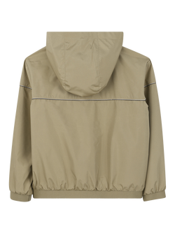 HUGO BOSS Kids' Zip Front Windbreaker Jacket - view 2, Dark Stone