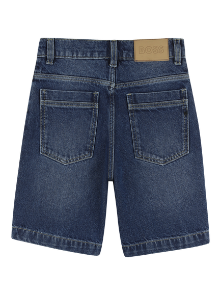 BOSS Kids' Four Pocket Shorts, Denim Blue - view 2, Denim Blue
