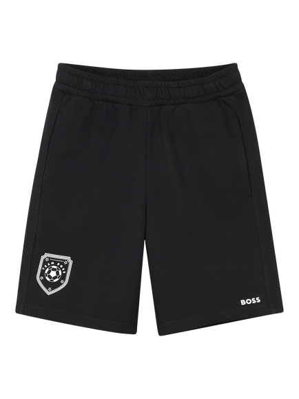 BOSS Kids' Football World Cup 2026 Shorts, Black