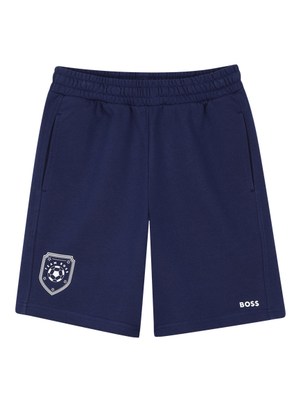 BOSS Kids' Football World Cup 2026 Shorts, Medieval Blue