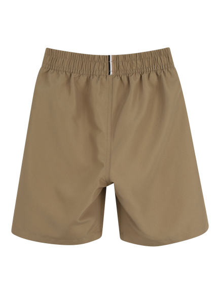 HUGO BOSS Kids' Drawstring Swim Shorts, Dark Stone - view 2, Dark Stone
